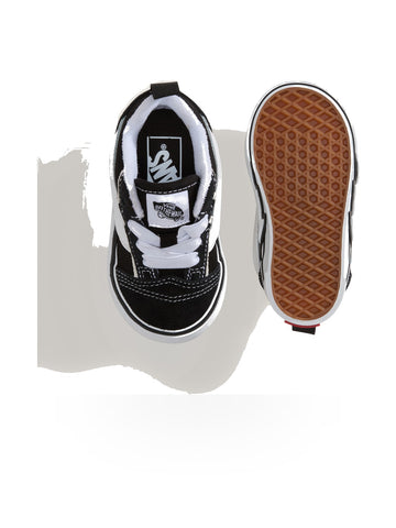 Vans Knu Skool Elastic Lace Bolt - Sneakers Bambino - Black/White