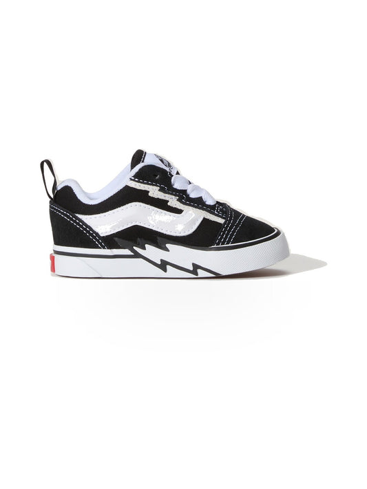 Vans Knu Skool Elastic Lace Bolt - Sneakers Bambino - Black/White
