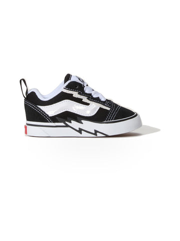 Vans Knu Skool Elastic Lace Bolt - Sneakers Bambino - Black/White