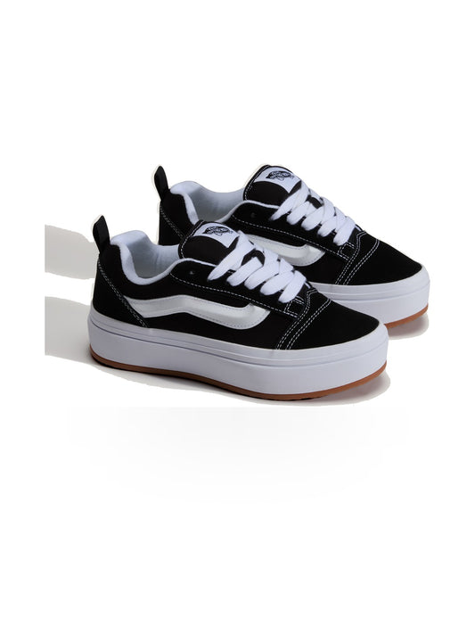 Vans Knu Skool Stacklite - Sneakers Donna - Black/White