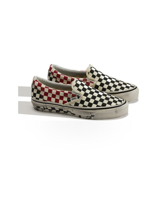 Vans LX Classic Slip-On 98 A.O.D. - Sneakers Uomo - Black/Checkerboard