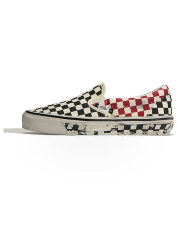 Vans LX Classic Slip-On 98 A.O.D. - Sneakers Uomo - Black/Checkerboard