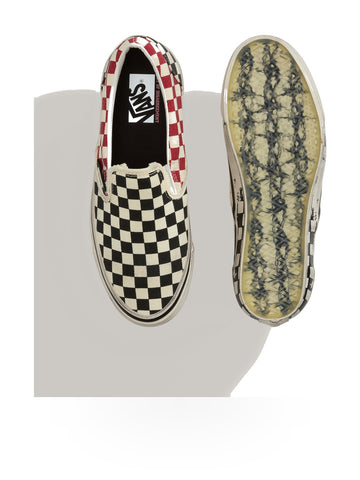 Vans LX Classic Slip-On 98 A.O.D. - Sneakers Uomo - Black/Checkerboard