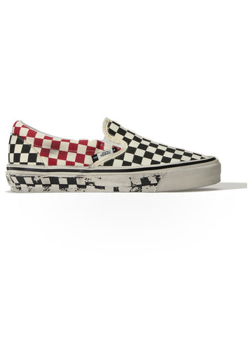 Vans LX Classic Slip-On 98 A.O.D. - Sneakers Uomo - Black/Checkerboard