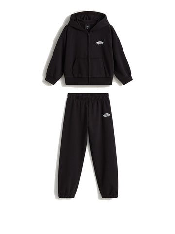 Vans Double Standard FZ Set - Tuta Bambino - Nero