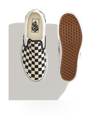 Vans Classic Slip-On Stackform Checkerboard - Sneakers Donna - Black/Classic White