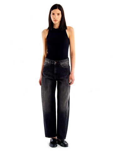 Vicolo Pantalone - Jeans Donna - Denim Nero Dirty