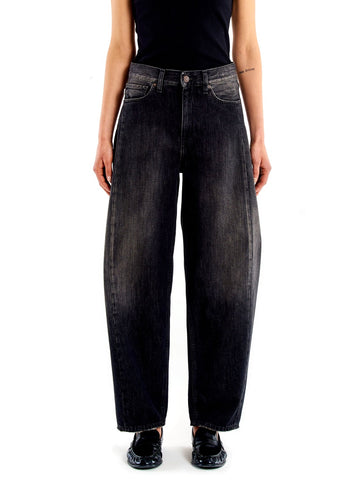 Vicolo Pantalone - Jeans Donna - Denim Nero Dirty
