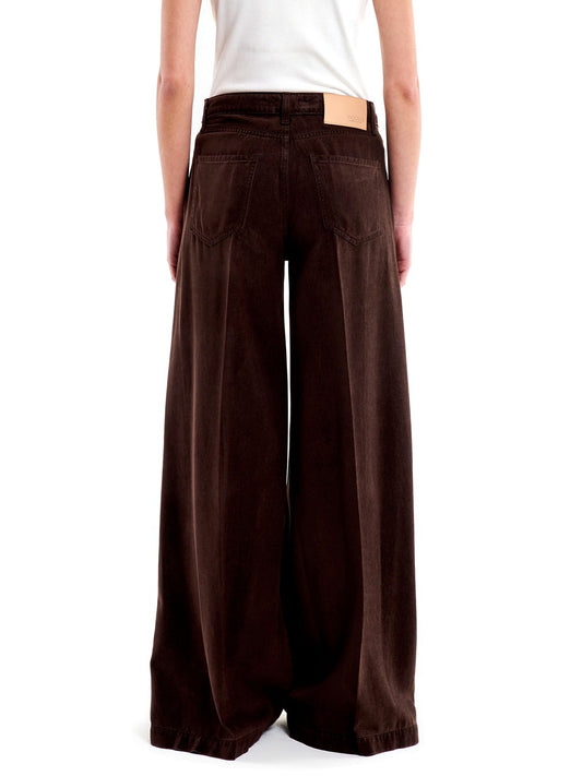 Vicolo Pantalone - Pantaloni Donna - Fondente