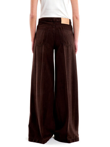 Vicolo Pantalone - Pantaloni Donna - Fondente