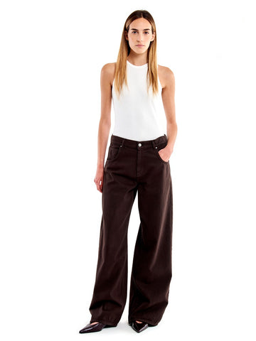 Vicolo Pantalone - Pantaloni Donna - Moro
