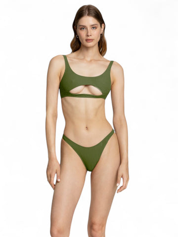 Bikini top Donna - Verde militare
