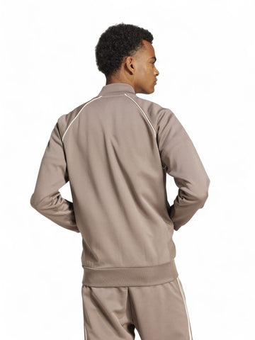 Felpa zip Uomo - Marrone