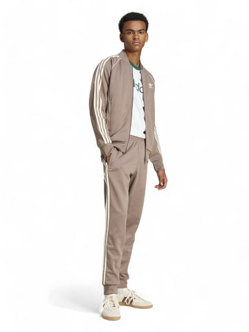 Felpa zip Uomo - Marrone