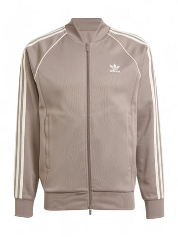 Felpa zip Uomo - Marrone