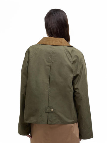 Giacca antipioggia Catlin Barbour Donna - Verde/Tartan