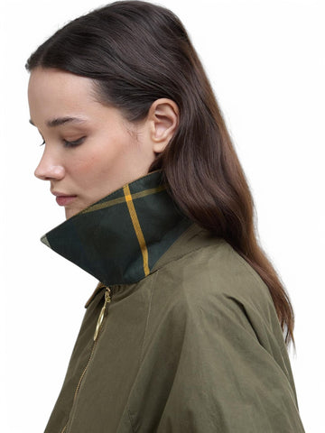 Giacca antipioggia Catlin Barbour Donna - Verde/Tartan