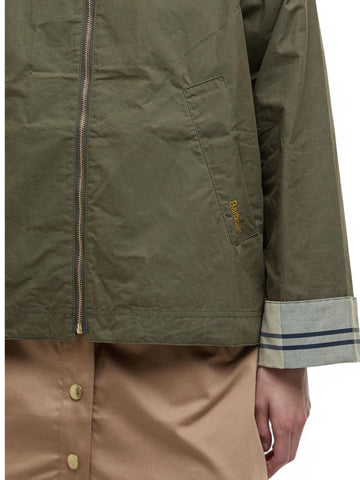 Giacca antipioggia Catlin Barbour Donna - Verde/Tartan