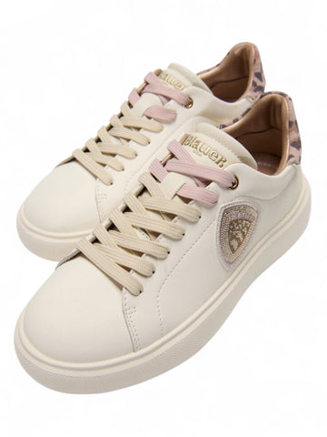 Sneakers Donna - Crema/leopardato