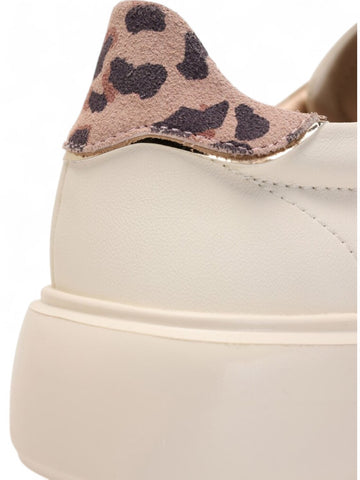 Sneakers Donna - Crema/leopardato