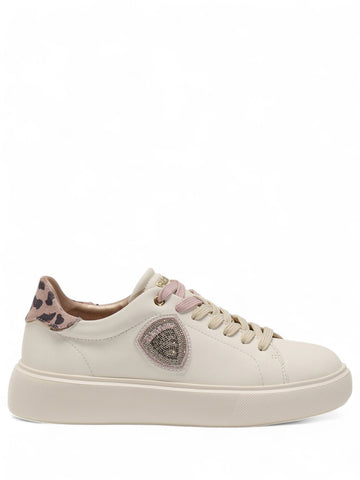 Sneakers Donna - Crema/leopardato