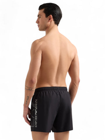 Costume boxer Uomo - Nero/argento