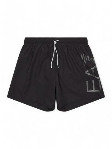 Costume boxer Uomo - Nero/argento