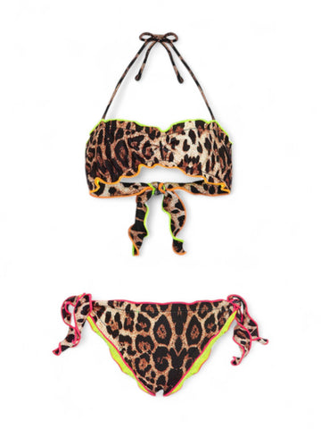 Bikini fascia Bambina - maculato