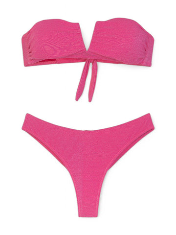 Bikini fascia Donna - Fucsia