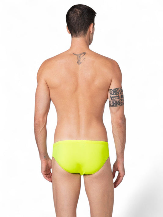 Costume Da Bagno Slip Uomo F**K - Modello FK24-2010, Nero, In Poliammide Ed Elastan | Comodo E Moderno - Foto 9