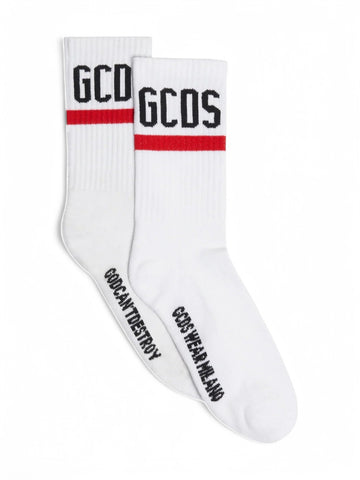 Calzini Unisex - Bianco/rosso