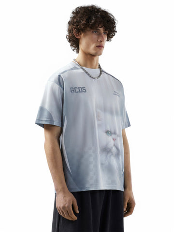 T-shirt Donna - Bianco/grigio