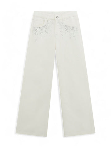 Pantalone Bambina - Bianco