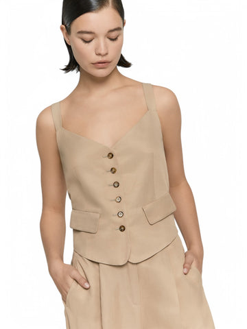 Gilet Donna - Beige