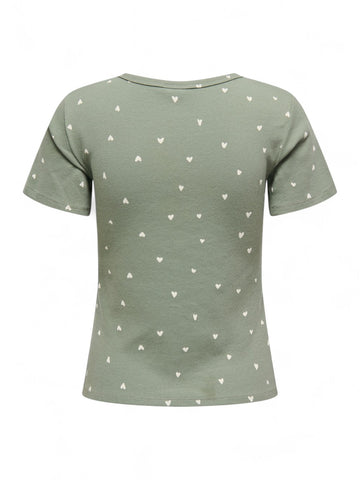 Top Donna - Bianco/verde