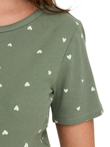 Top Donna - Bianco/verde