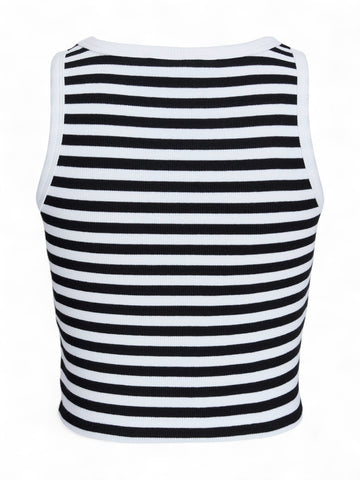 Top Donna - Bianco/nero