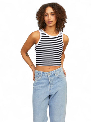 Top Donna - Bianco/nero