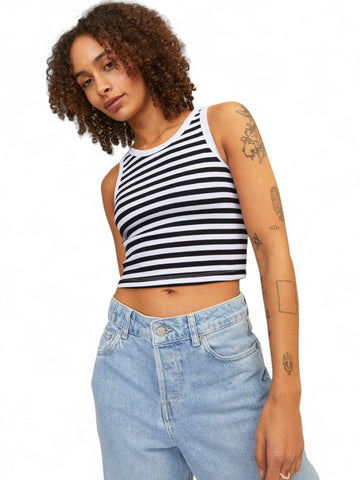 Top Donna - Bianco/nero