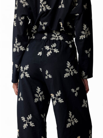 Pantalone Donna - Nero/naturale