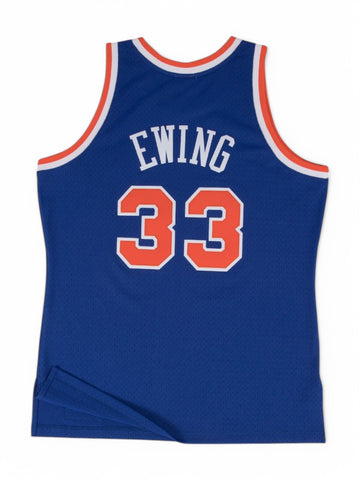 T-shirt New York Knicks 91/92 Patrick Ewing Uomo - Blu