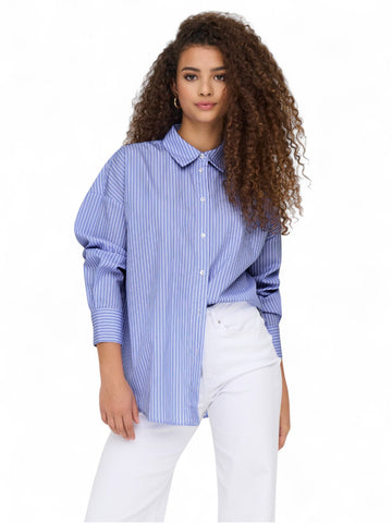 Camicia Donna - Bianco/blu