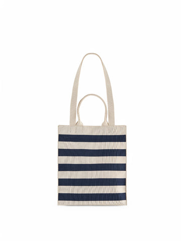 Borsa Donna - Beige / Navy Stripes