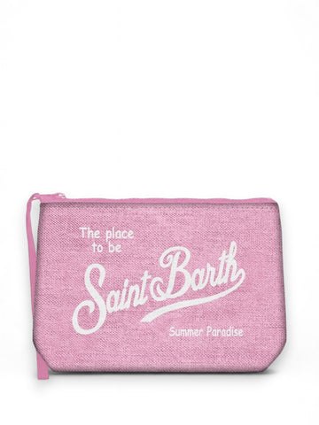 Pochette Saint Barth Aline Donna - Rosa