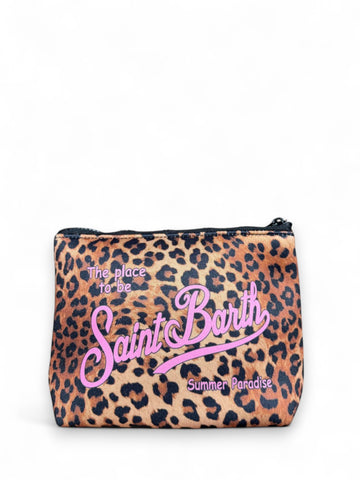 Pochette Saint Barth Aline Donna - SAND LEOPARD 21