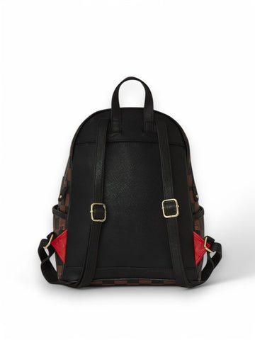 Zaino Sprayground Peeking Character Check Savage - Multicolore