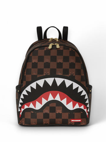 Zaino Sprayground Peeking Character Check Savage - Multicolore