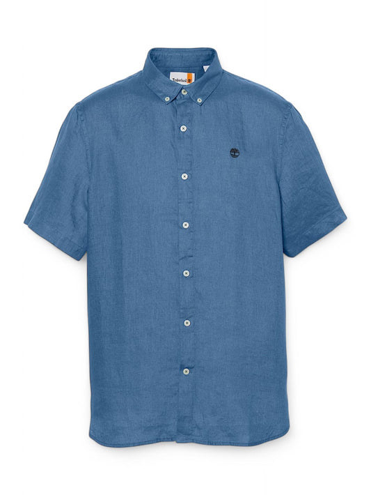 Camicia m/c Uomo - Dark Denim