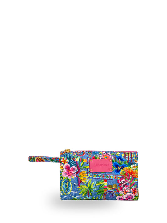4Giveness Pochette Capri Denim Mexican - Borse Donna - Var. Unica
