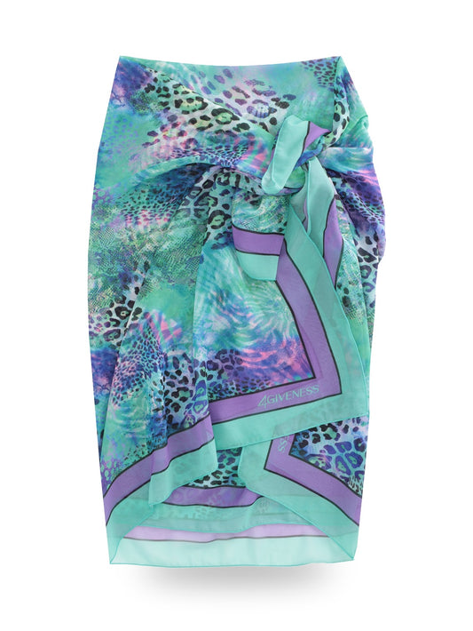 4Giveness Pareo Patch Animalier - Gonne Donna - Var. Unica